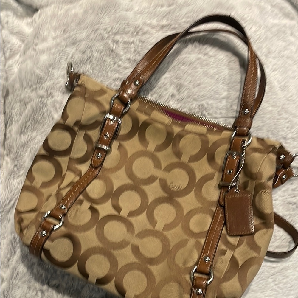 Coach Signature Brown Tote Bag